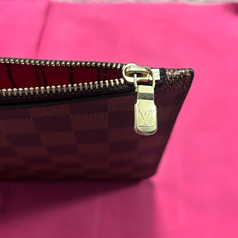 Louis Vuitton Neverfull pouch / wristlet Damier Ebene - Picture 4 of 7